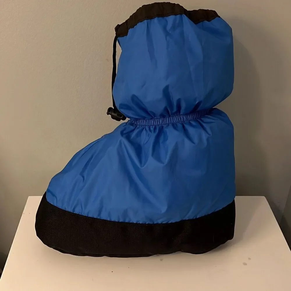 The North Face Kids Blue & Black Label Down Camp Insulated Slipper Booties